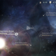 A galaxy map of the space setting of the game.